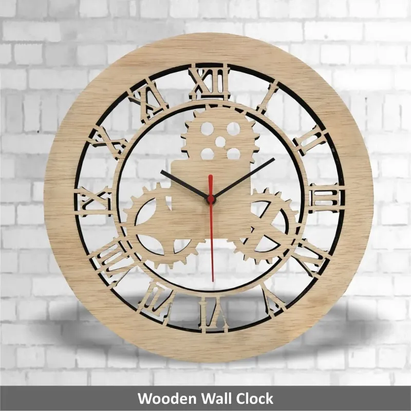Wooden Wall Clock CL004 mixed materials product image