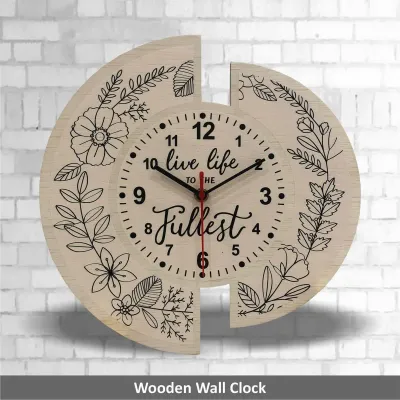 Wooden Wall Clock CL009