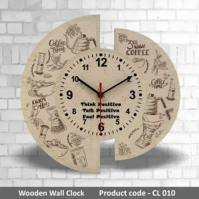 Wooden Wall Clock CL010
