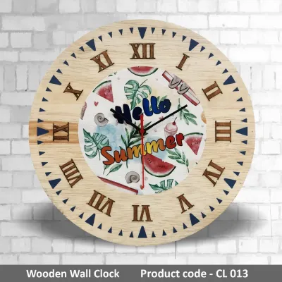 Wooden Wall Clock CL013