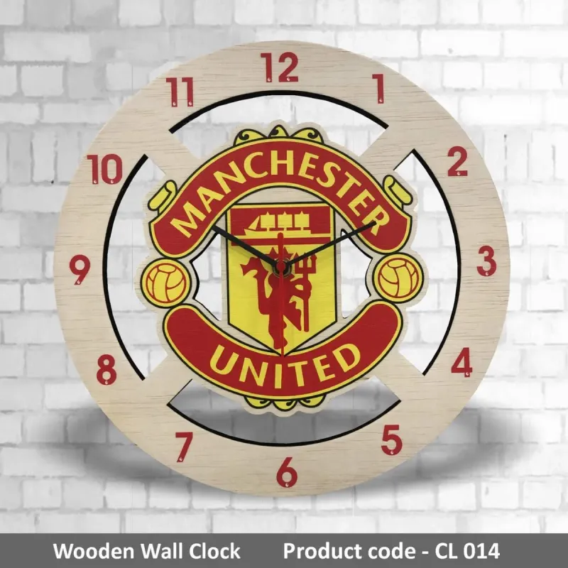 Wooden Wall Clock CL014 mixed materials product image