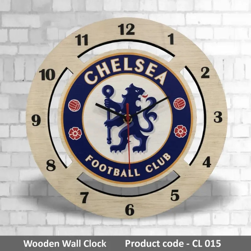 Wooden Wall Clock CL015 mixed materials product image