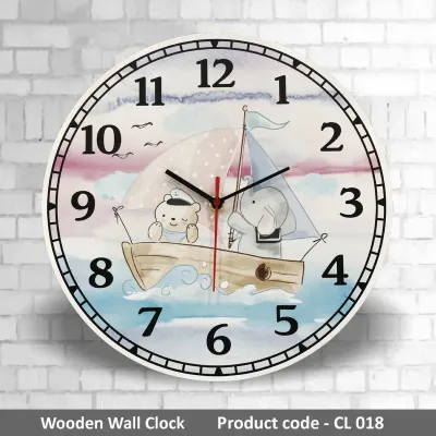 Wooden Wall Clock CL018