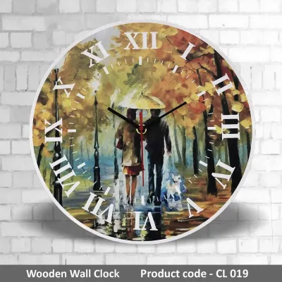 Wooden Wall Clock CL019