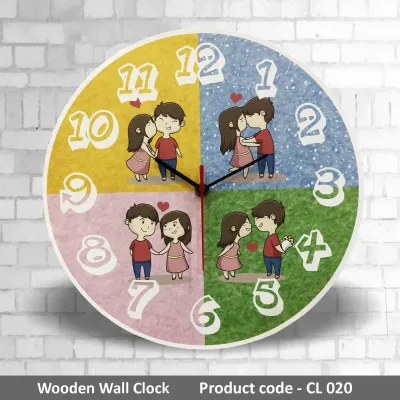 Wooden Wall Clock CL020