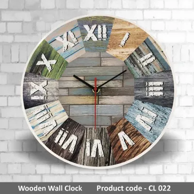 Wooden Wall Clock CL022