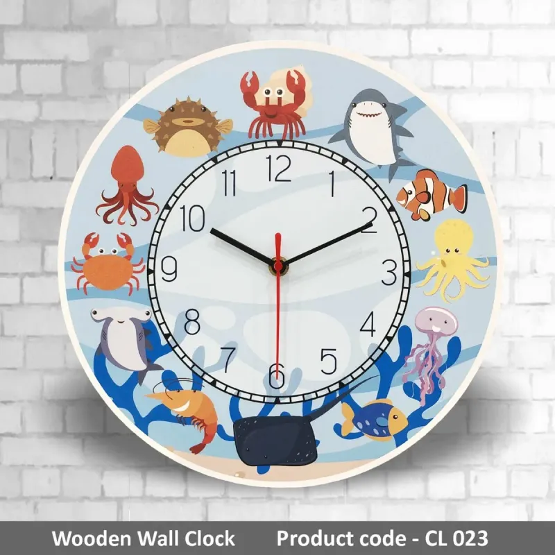 Wooden Wall Clock CL023 mixed materials product image