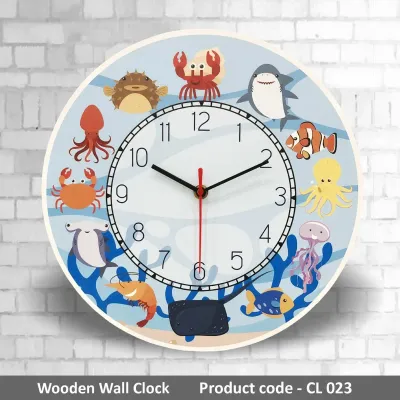 Wooden Wall Clock CL023