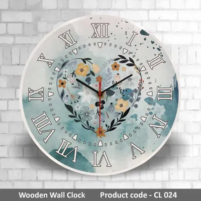Wooden Wall Clock CL024