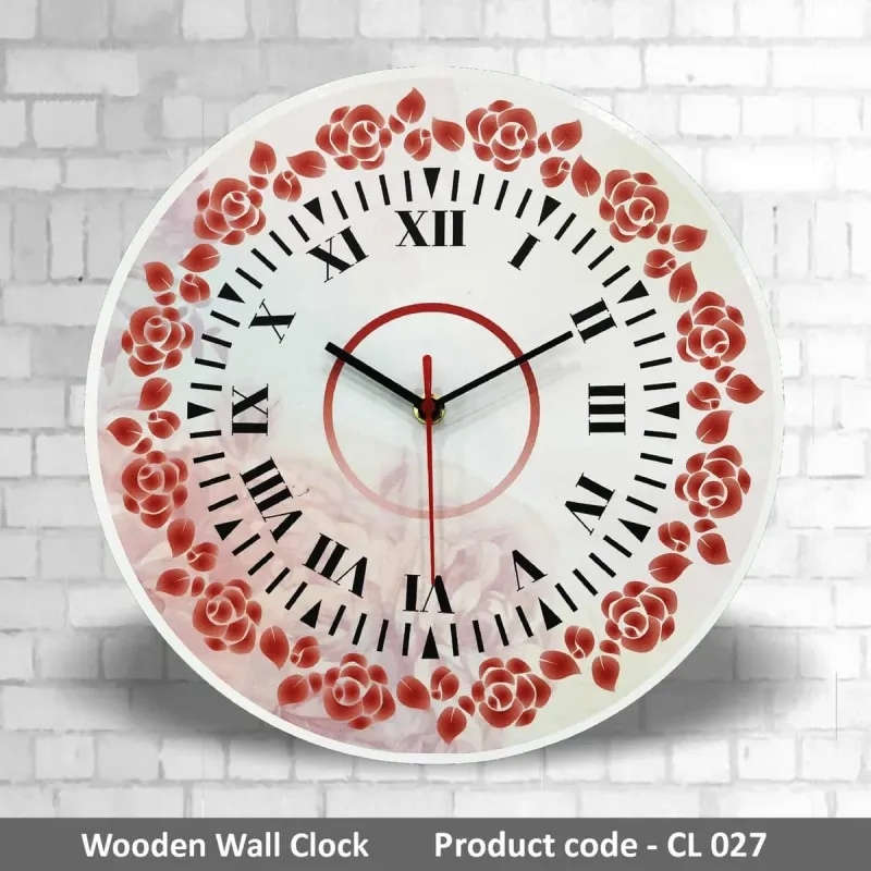 Wooden Wall Clock CL027 mixed materials product image