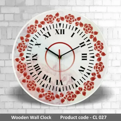 Wooden Wall Clock CL027