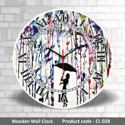 Wooden Wall Clock CL028
