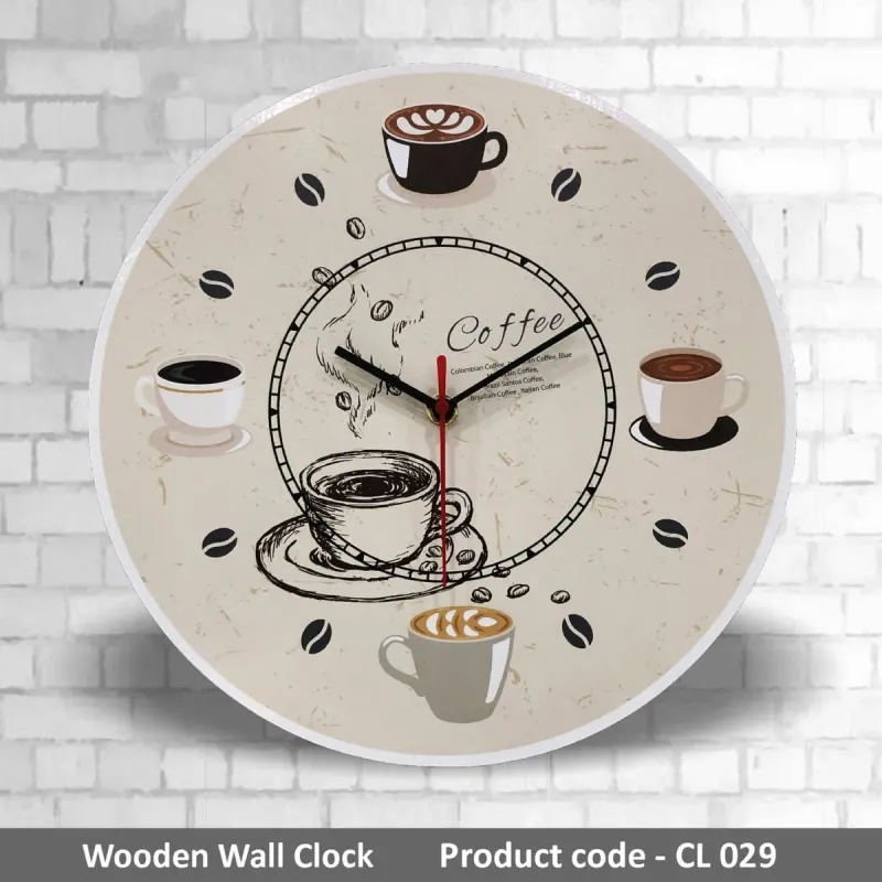 Wooden Wall Clock CL029 mixed materials product image