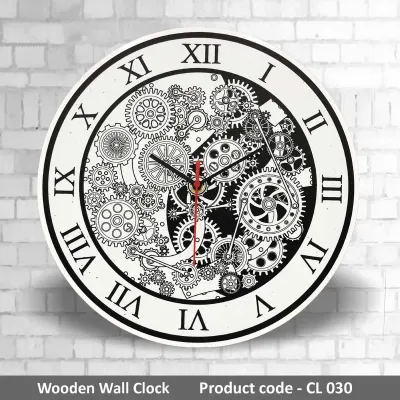 Wooden Wall Clock CL030