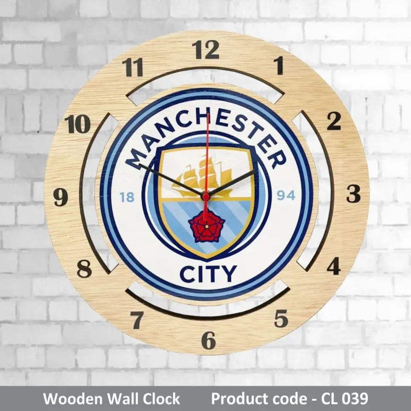 Wooden Wall Clock CL039 mixed materials product image