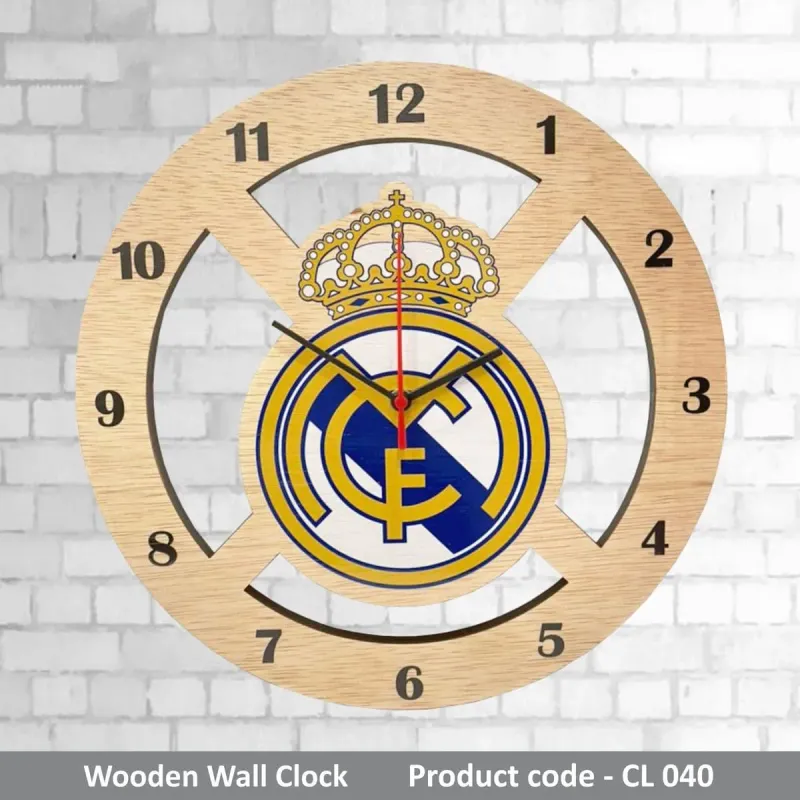 Wooden Wall Clock CL040 mixed materials product image