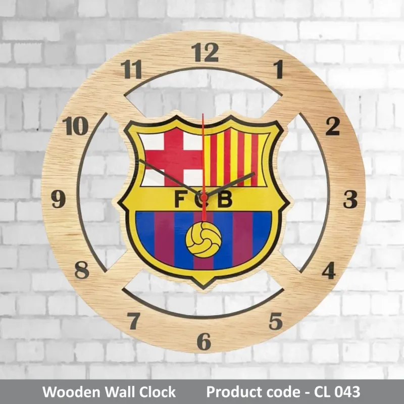 Wooden Wall Clock CL043 mixed materials product image
