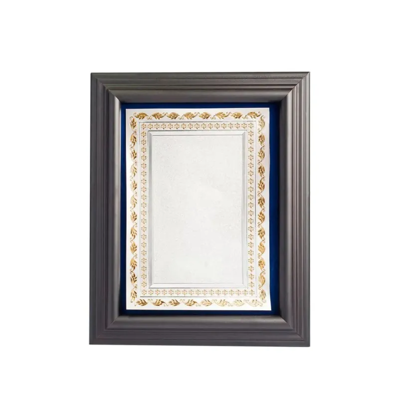 Wooden Plaque with Aluminum Plate (BLUE) EP139 product image