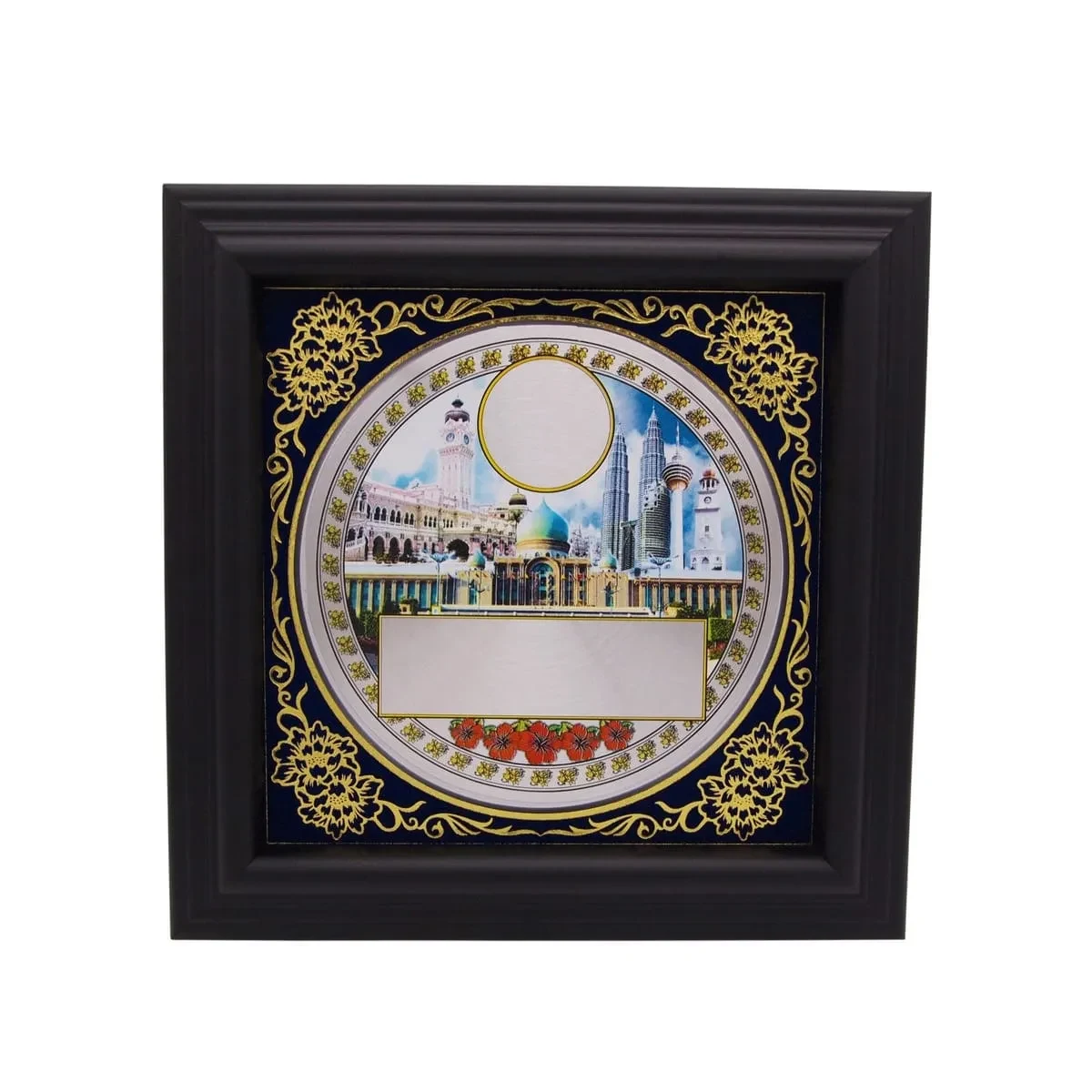 Small Window Frame with Malaysia Aluminum Plate (BLUE) EP143 wooden plaques product image