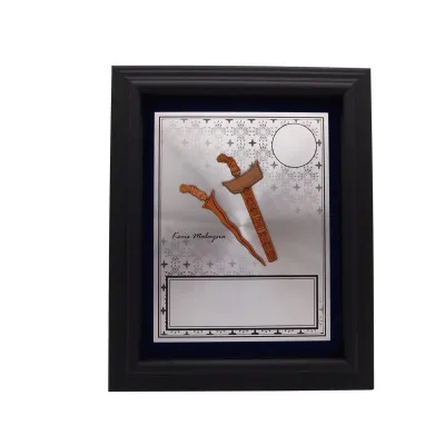 Wooden Frame with Multi Layer (Keris) (BLUE) EP151