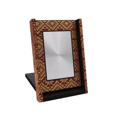 Songket Wooden Box with Aluminium Plate EP246