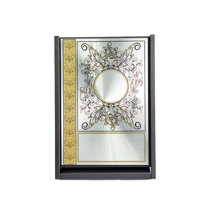 Wooden Box with Bunga Aluminum Plate EP295 product image