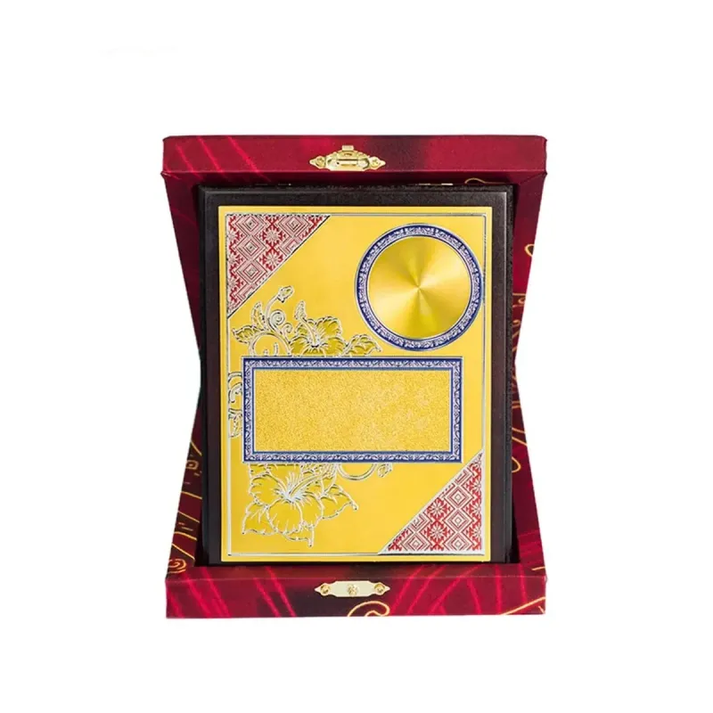 Batik Wooden Box with Gold Sticker (RED) EP318 mixed materials corporate gifts product image
