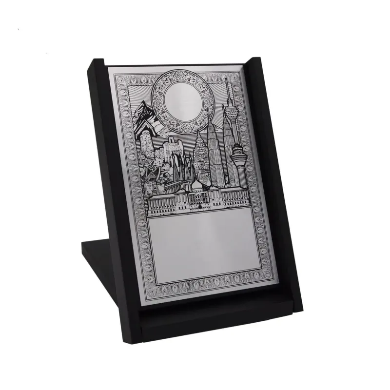 Wooden Box with Cultural Aluminum Plate EP56 product image