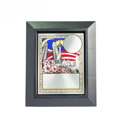 Plastic Plaque with Cultural Aluminum Plate EP628