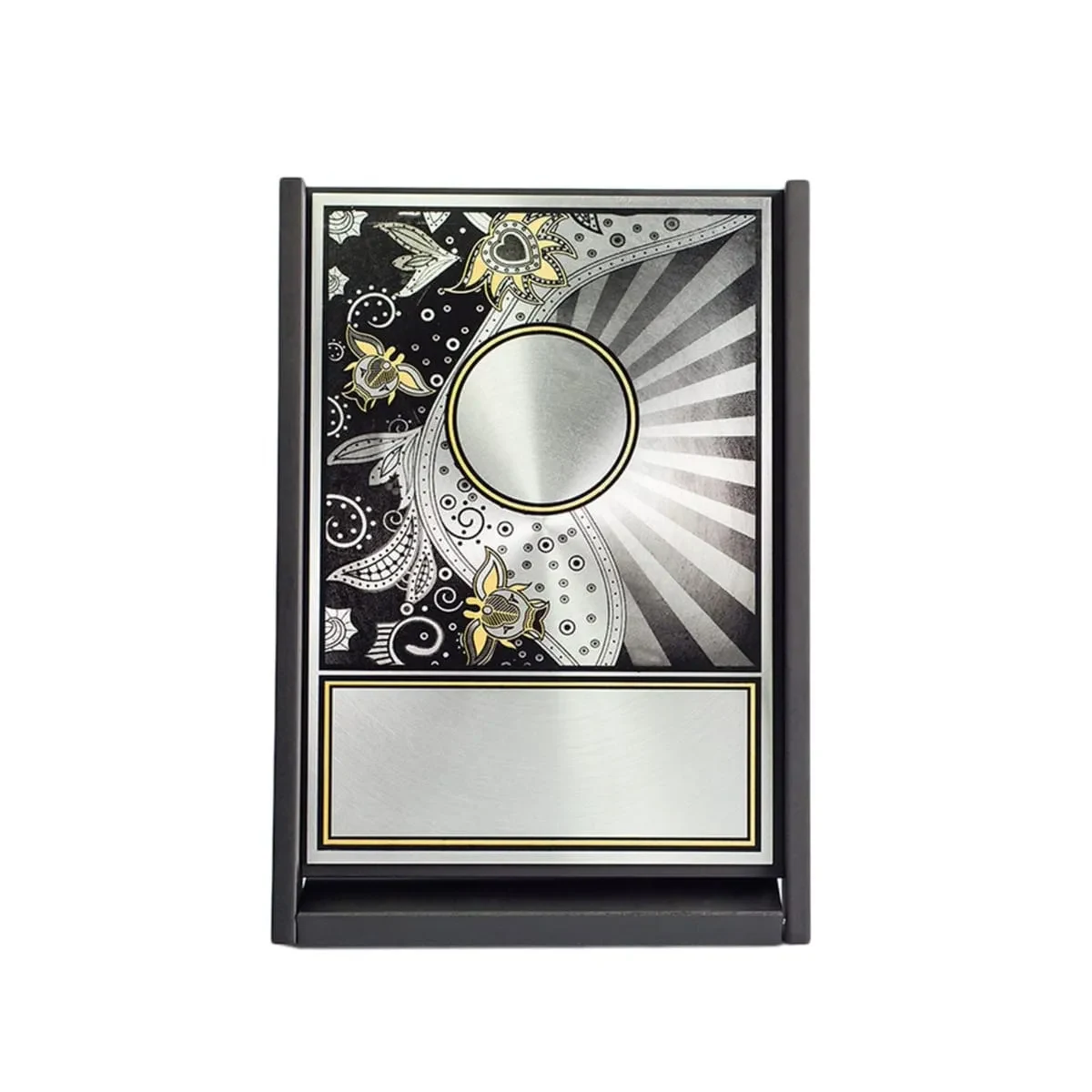 Wooden Box with Bunga Aluminum Plate EP684 product image