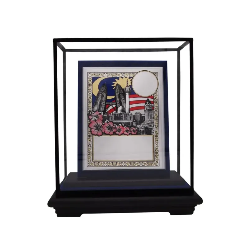 Malaysia Aluminium Plate on Acrylic Casing (BLUE) EP7031 mixed materials corporate gifts product image
