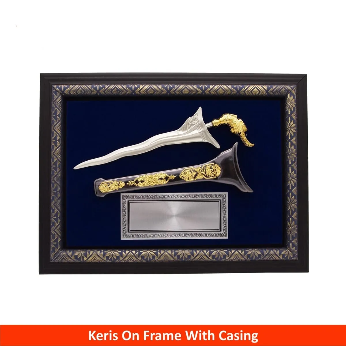 9" Keris on Frame with Window Casing