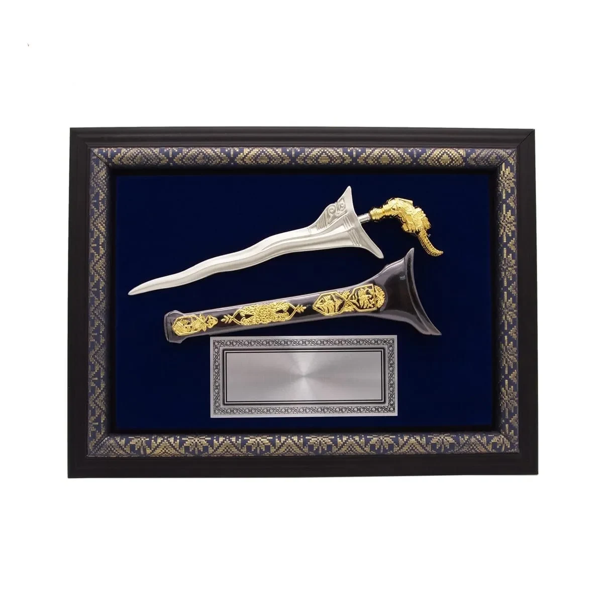 9" Keris on Frame with Window Casing