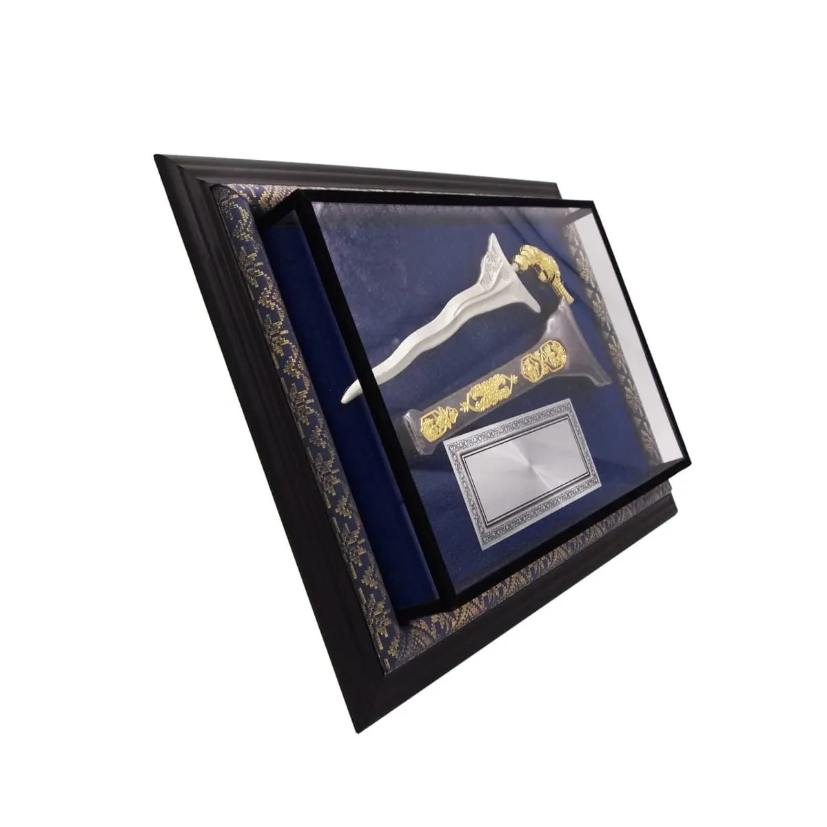 9" Keris on Frame with Window Casing EP7050 wooden plaques product image 2