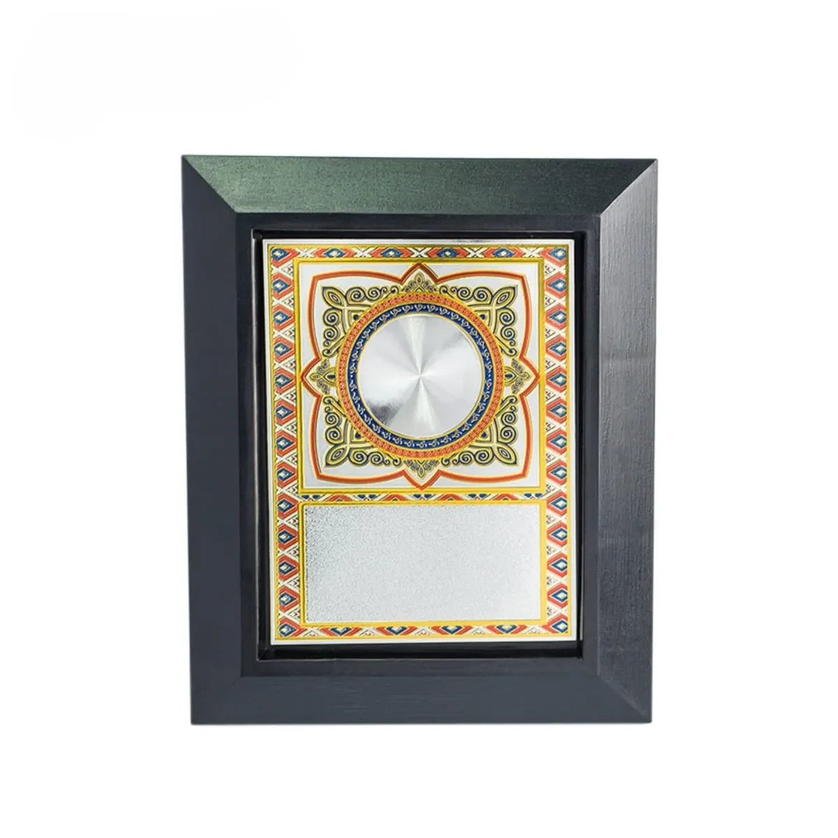 Plastic Plaque with Silver Sticker EP726