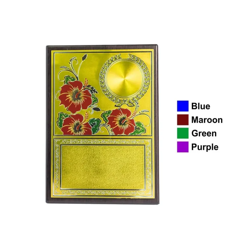 Bunga Raya Gold Paper with Plastic Stand EP740 wooden plaques product image