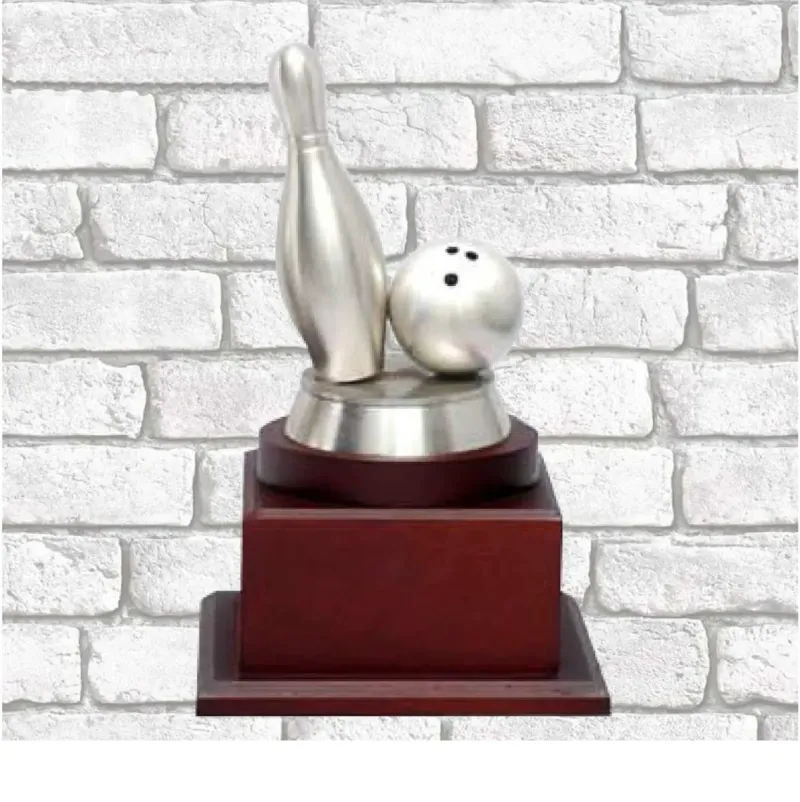 Exclusive Pewter Bowling Trophy F14 pewter awards & gifts product image