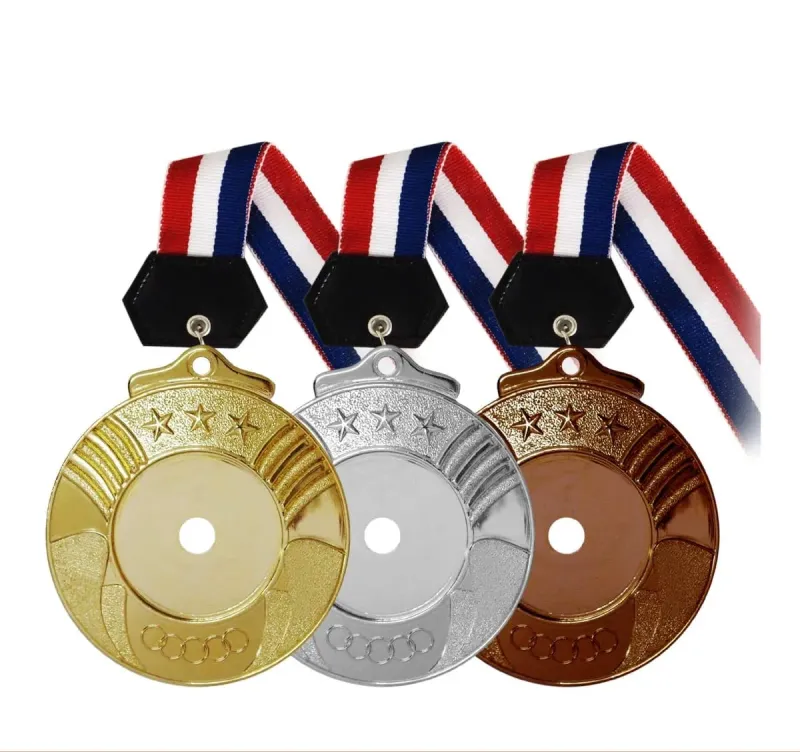 Plastic Hanging Medal (GOLD, SILVER, BRONZE) HM001 polymer product image
