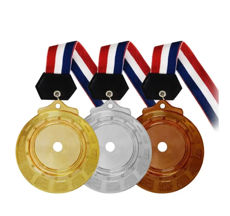 Plastic Hanging Medal (GOLD, SILVER, BRONZE) HM002 polymer product image