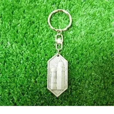 Hexagon Pewter Keychain (Mosque 01) HPK