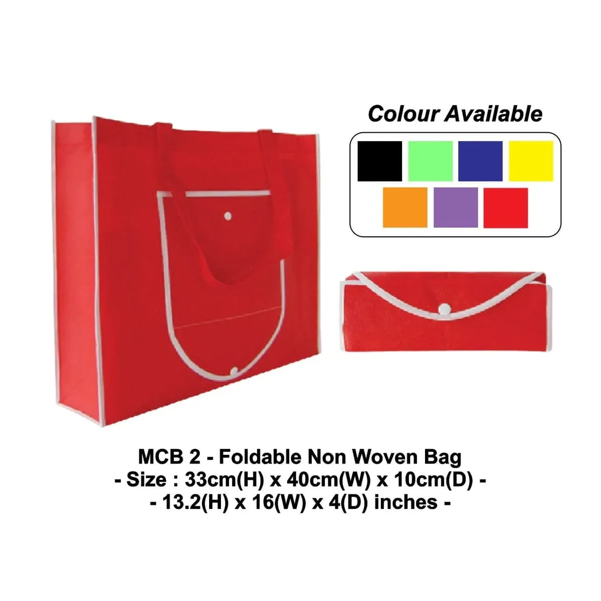 Foldable Non Woven Bag MCB2