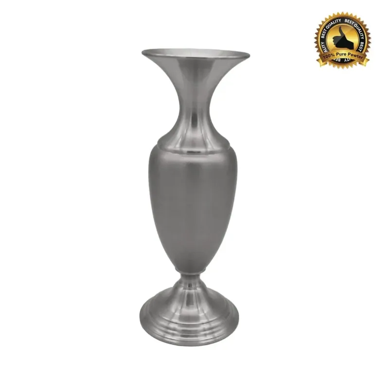 Exclusive Pewter Flower Vase P-7242 pewter awards & gifts product image