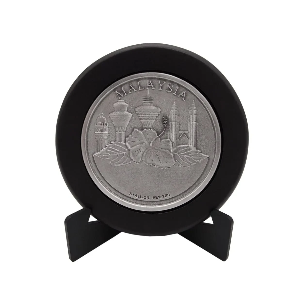 Coaster (Bunga Raya with Twin Tower) Pewter pewter awards & gifts product image