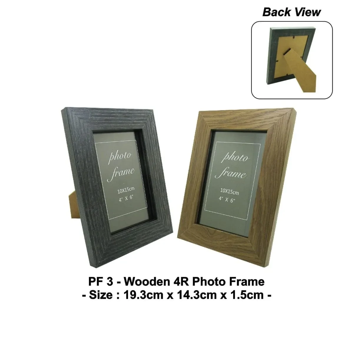 Wooden 4R Photo Frame PF3
