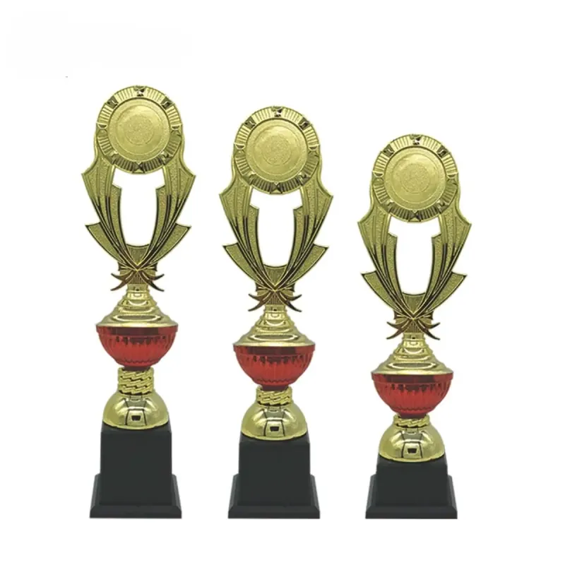 Plastic Trophy (GOLD RED) PT0917 polymer product image