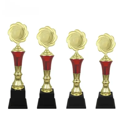 Plastic Trophy (GOLD RED) PT9005