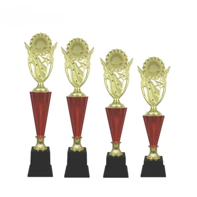 Plastic Trophy (GOLD RED) PT9007