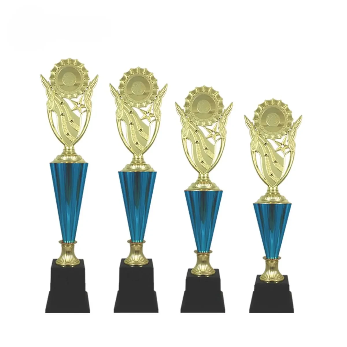 Plastic Trophy (GOLD BLUE) PT9008