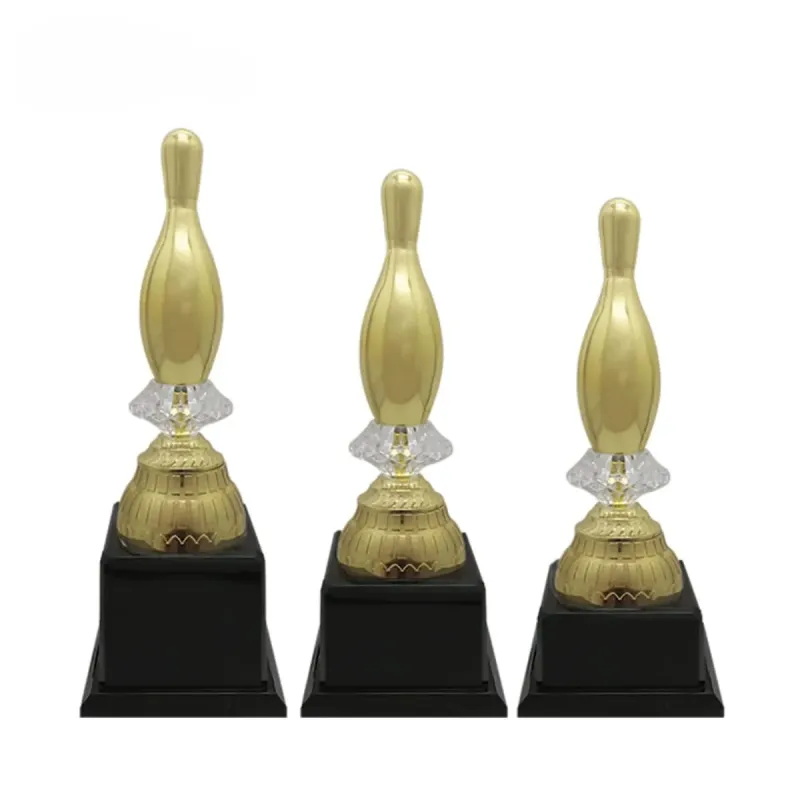 Bowling Trophy (GOLD) RC0404 metal trophies product image