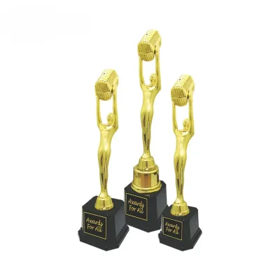 Golden Man with Microphone Trophy RC8800
